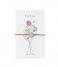 A Beautiful Story Bracelet Jewelry Postcard Flowers silver plated (JP00042)